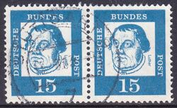 1961  Freimarken: Bedeutende Deutsche aus Bogen