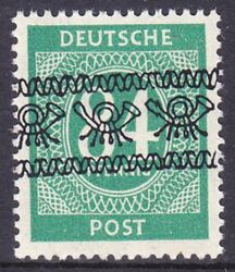 1948  Freimarken: Ziffernserie mit Bandaufdruck  68 I