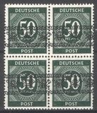 1948  Freimarken: Ziffernserie mit Bandaufdruck  66 I
