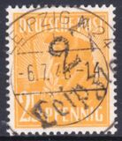 1948  Freimarke mit Bezirksstempel-Aufdruck - 175