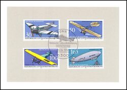 1991  Ministerkarte - Historische Luftpostbefrderung
