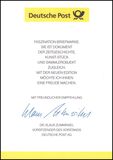 2003  Ministerkarte - 50 Jahre Deutscher Musikrat