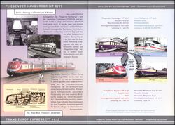 2006  Postamtliches Erinnerungsblatt - Eisenbahnen in Deutschland