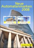 2008  Postamtliches Erinnerungsblatt - Neue Automatenmarken