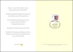1995  Faltkarte - Open Service Rendsburg