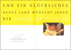 1996  Weihnachtskarte der Deutschen Post