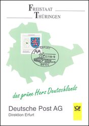 1996  Freistaat Thringen - Das grne Herz Deutschlands