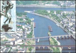 1995  Faltkarte - Postdirektion Koblenz