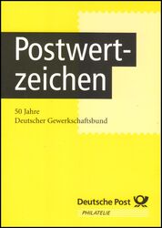 1999  Faltkarte - 50 Jahre Deutscher Gewerkschaftsbund