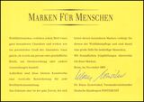 1993  Faltkarte - Wohlfahrt: Deutsche Trachten