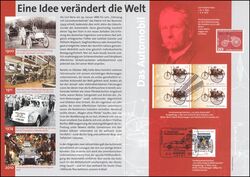 2011  Postamtliches Erinnerungsblatt - 125 Jahre Automobil