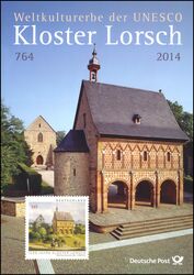 2014  Postamtliches Erinnerungsblatt - UNESCO Welterbe: Kloster Lorsch