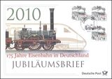 2010  Jubilumsbrief  - 175 Jahre Eisenbahn in Deutschland