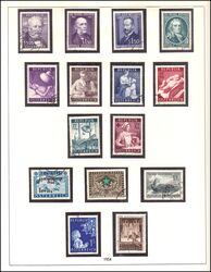 Sammlung sterreich von 1945 - 1970 - gestempelt