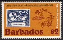 Barbados 1984  UPU Weltkongre in Hamburg