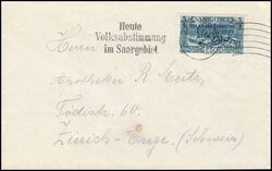1935  Einzelfrankatur auf Auslandsbrief