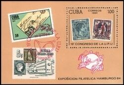 Cuba 1984  UPU Weltkongre in Hamburg