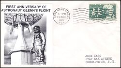 1963  1. Jahrestag der Erdumrundung von John Glenn