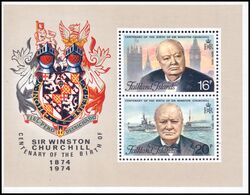 Falklandinseln 1974  100. Geburtstag von Winston Spencer Churchill