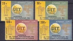 Guinea 1965  100 Jahre Internationale Fernmeldeunion (ITU)