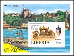 Liberia 1978  25. Jahrestag der Krnung von Knigin Elisabeth II.