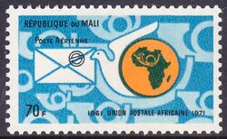 Mali 1973  10 Jahre afrikanische Postunion