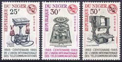 Niger 1965  100 Jahre Internationale Fernmeldeunion (ITU)