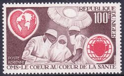 Niger 1972  Welt-Herzmonat