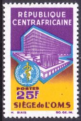Zentralafrika 1966  Neuer Amtssitz der Weltgesundheitsorganisation (WHO)