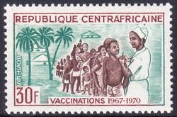 Zentralafrika 1967  Impfprogramm 1967-1970