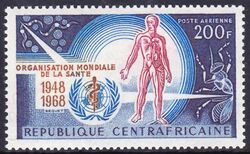 Zentralafrika 1968  20 Jahre Weltgesundheitsorganisation (WHO)