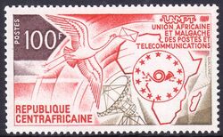 Zentralafrika 1973  Post- und Fernmeldeunion