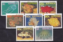 Australien 1985/86  Freimarken: Meerestiere