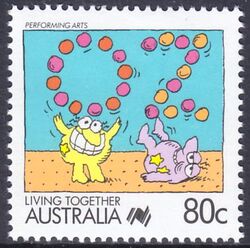 Australien 1988  Freimarken: Cartoons