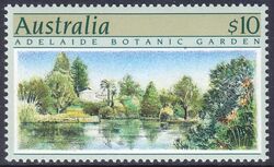 Australien 1989  Freimarke: Gartenanlage