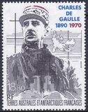 Franz. Antarktis 1991  100. Geburtstag von Charles de Gaulle