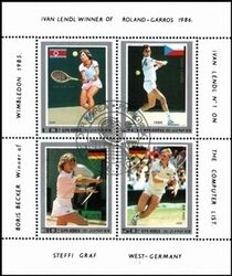 Korea-Nord 1986  Tennis