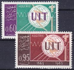 Algerien 1965  100 Jahre Internationale Fernmeldeunion ((ITU)