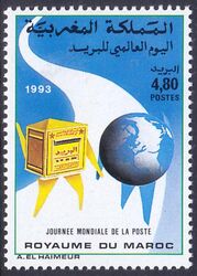 Marokko 1993  Weltposttag