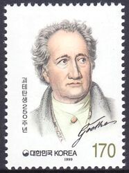 Korea-Sd 1999  250. Geburtstag von Johann Wolfgang v. Goethe