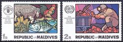 Malediven 1970  25 Jahre Vereinte Nationen (UNO)