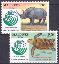 Malediven 1993  Konferenz ber Umwelt und Entwicklung