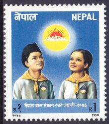 Nepal 1990  25 Jahre Kinderorganisation