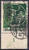 1920  Freimarke von Bayern mit Aufdruck