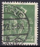 1921  Freimarke: Bergarbeiter Wz. 2