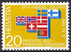 1967  Flaggen der EFTA-Staaten