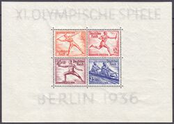 1936  Olympische Sommerspiele in Berlin - Block
