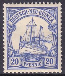 Deutsch-Neuguinea - 1900  Schiffszeichnung o. Wz.