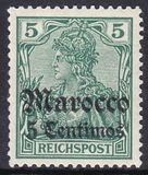 Marokko - 1905  Freimarke der Reichspost-Ausgabe