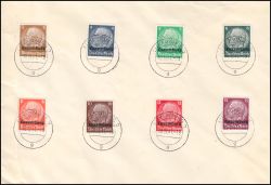Luxemburg - 1940  Freimarken mit Aufdruck